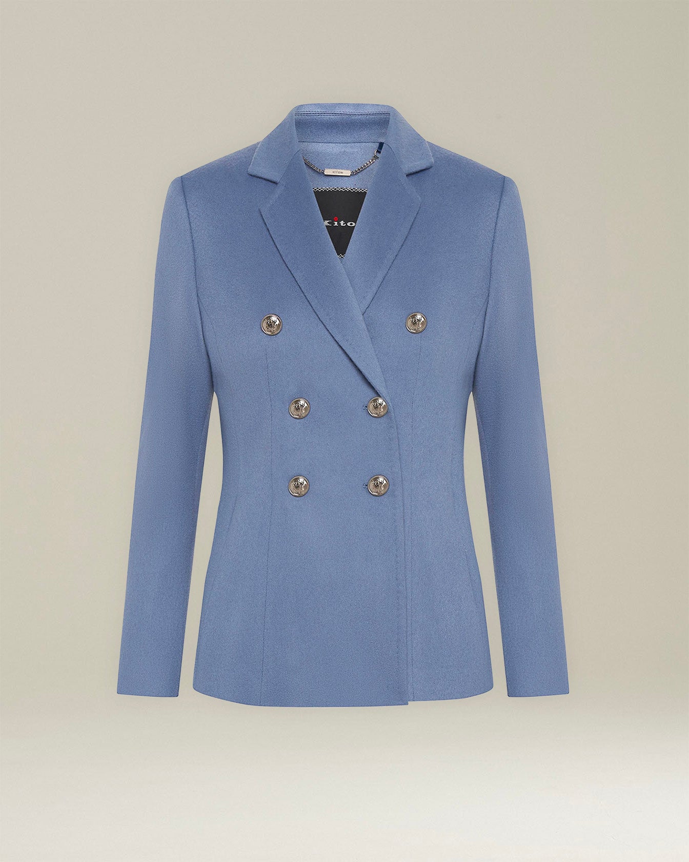 DOUBLE-BREASTED CASHMERE BLAZER