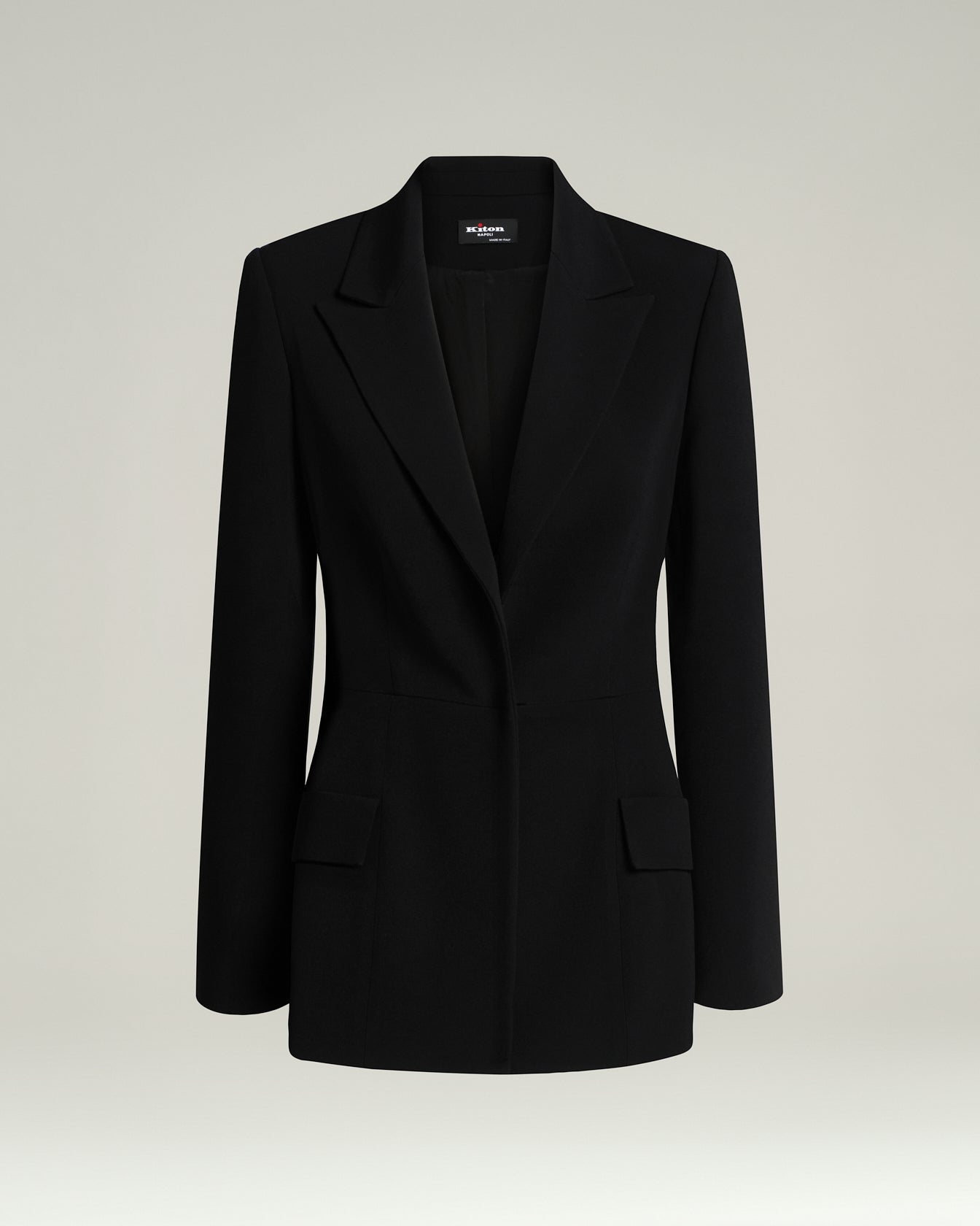 Tailored Viscose Black Jacket