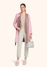 Kiton rose coat for woman, in polyester 5