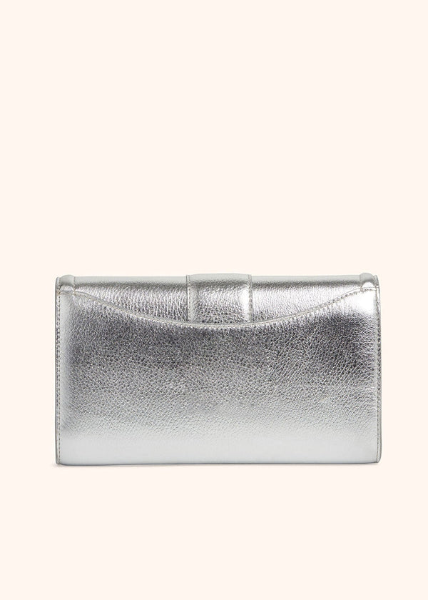 Kiton silver bag for woman, made of lambskin - 2