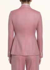 Kiton rose jacket for woman, in silk 3