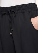 Kiton black trousers for woman, in virgin wool 4