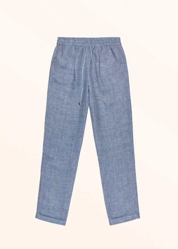 Kiton trousers for woman, in linen 1