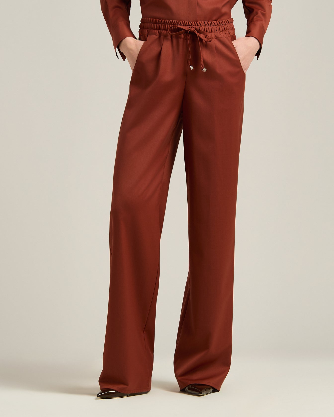 【関税込み】kiton Silk cashmere pants Trousers Cashmere Medium Grey | Kiton