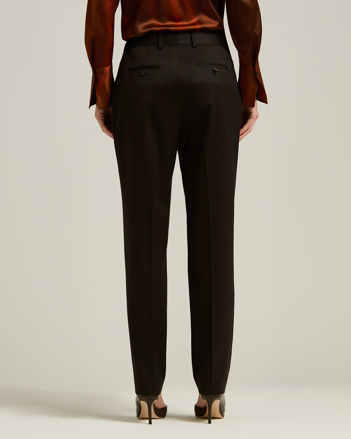 WOOL BLEND TROUSERS