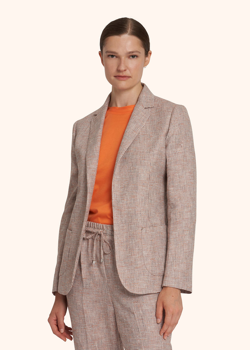 Kiton jacket for woman, in linen 2