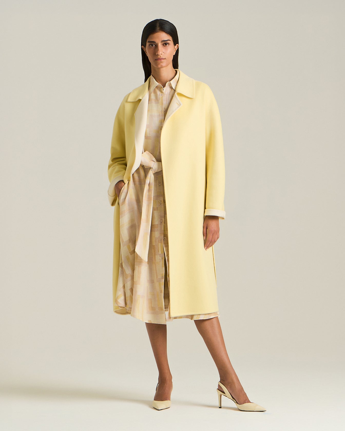 CASHMERE DOUBLE CLOTH COAT