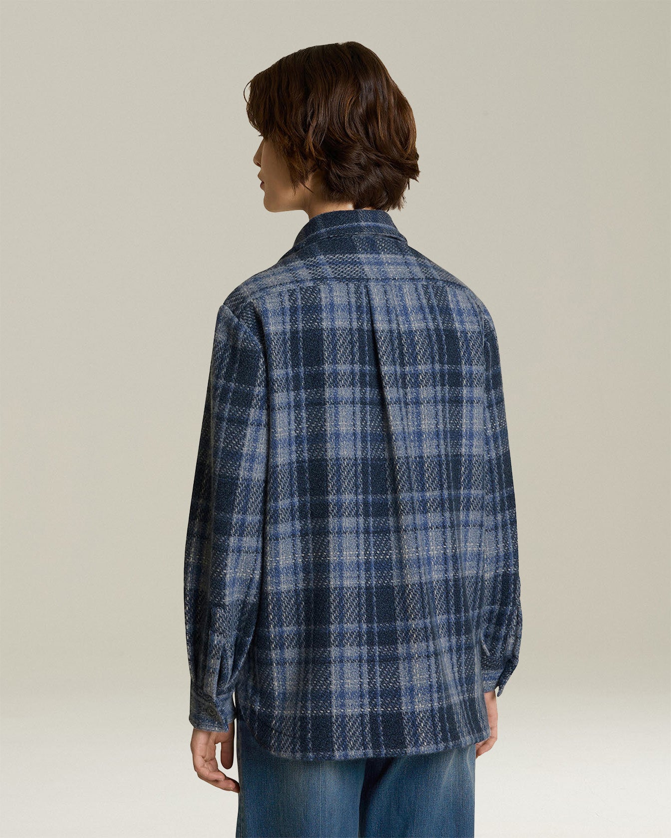 TARTAN CASHMERE OVERSHIRT