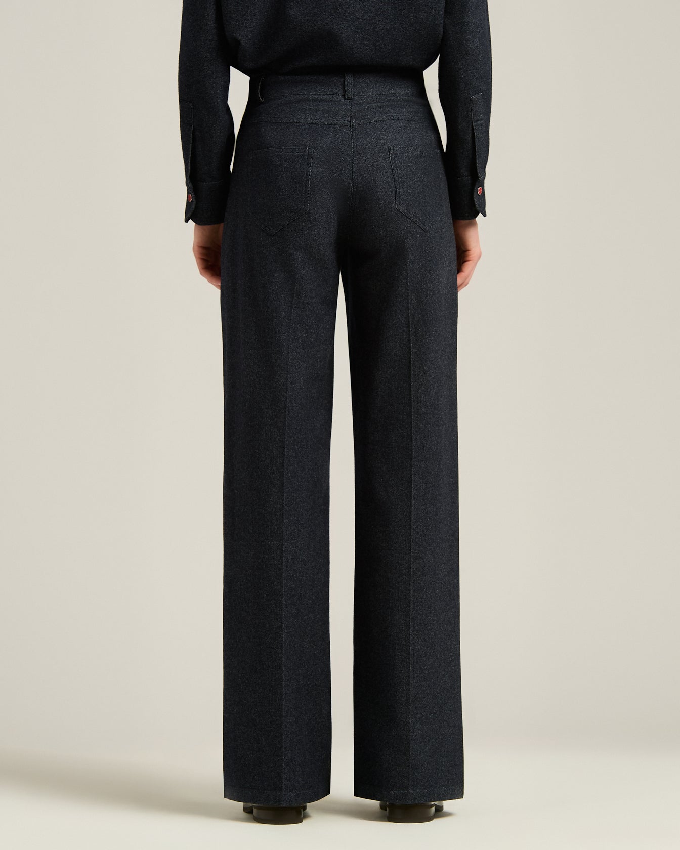 WOOL BLEND TROUSERS