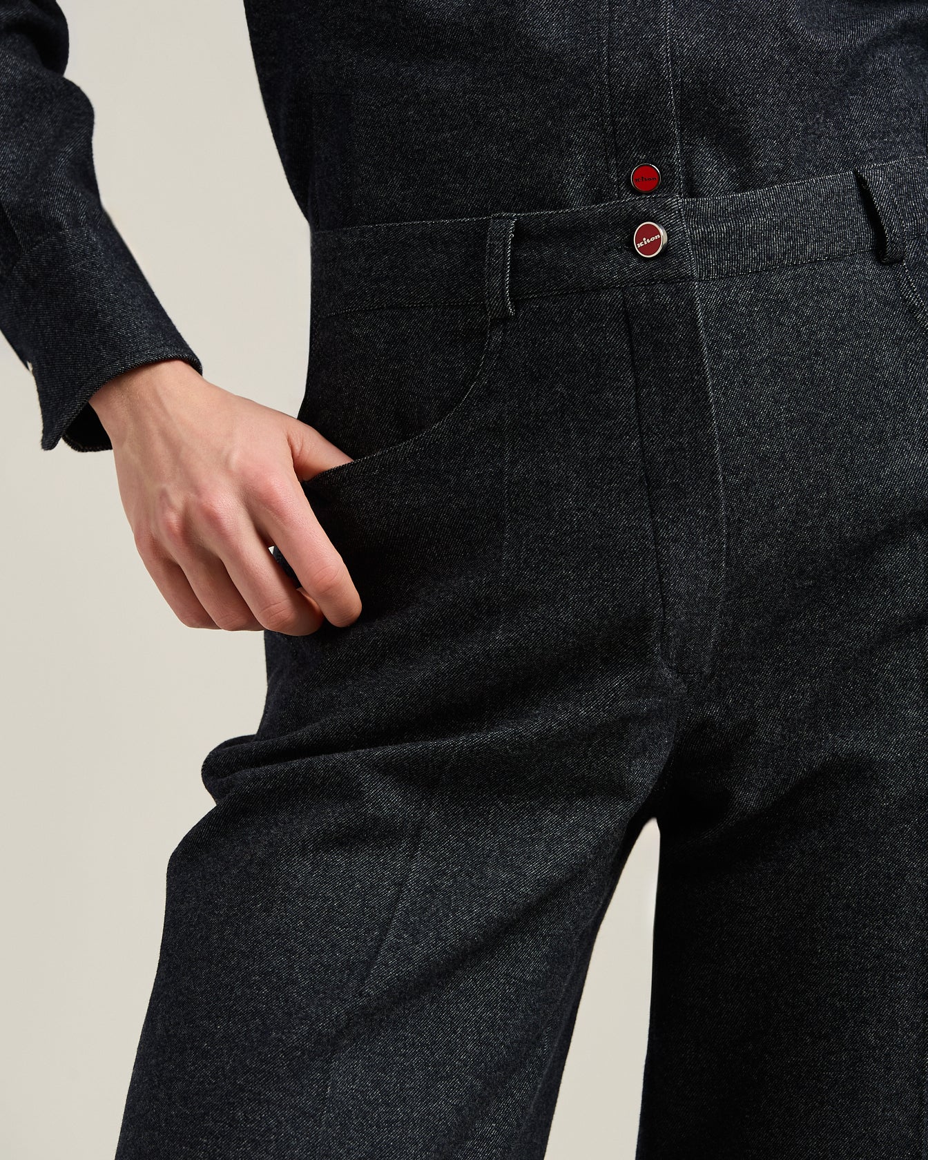 WOOL BLEND TROUSERS