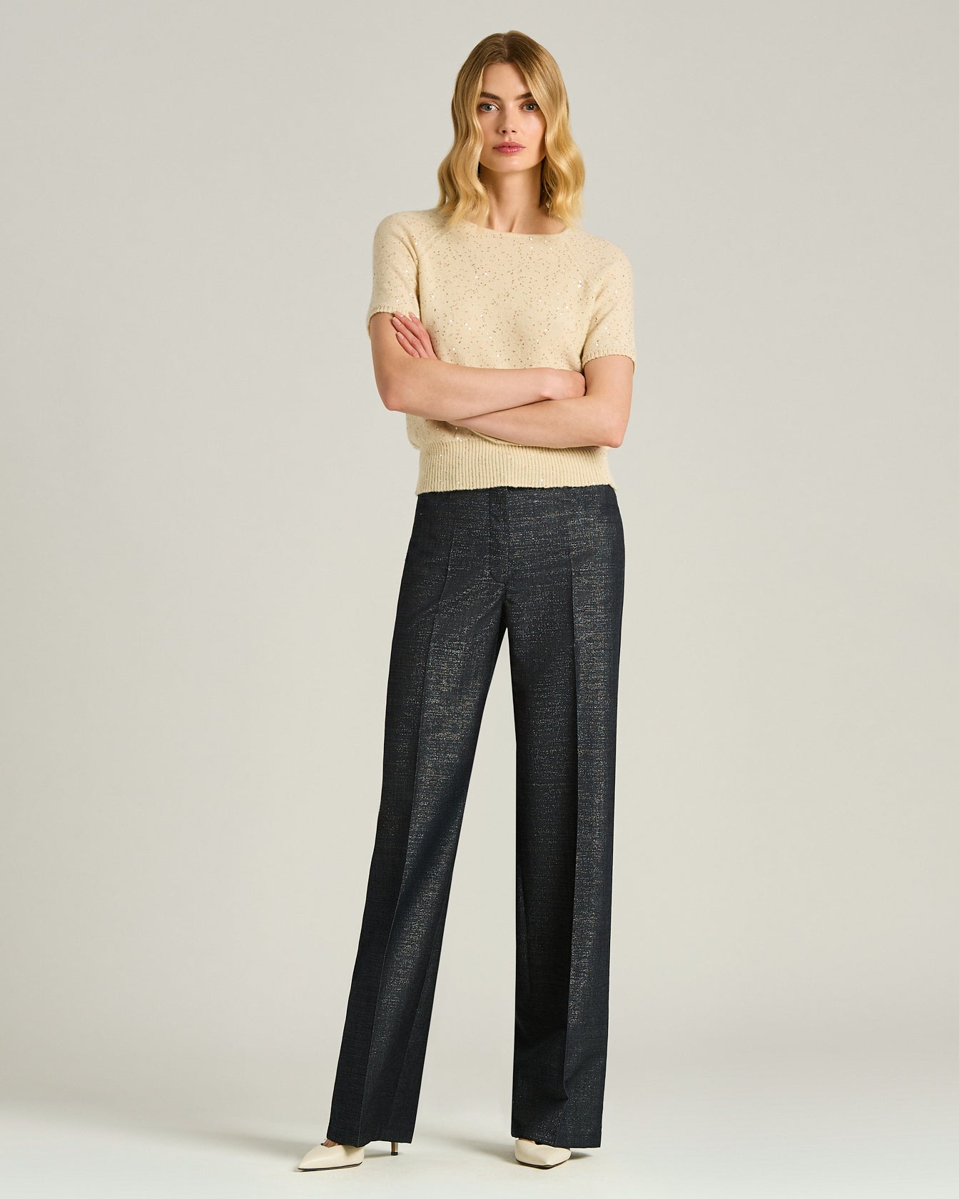 TAILORED WOOL TROUSERS