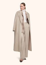 Kiton beige jacket for woman, in silk 5