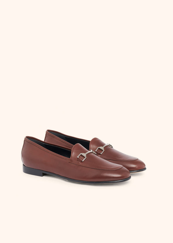 Kiton brown shoes for woman, in lambskin 2