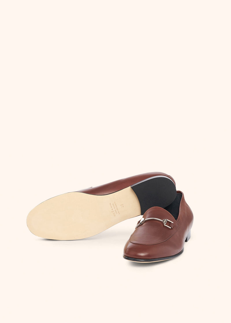 Kiton brown shoes for woman, in lambskin 3