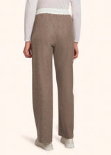 Kiton taupe trousers for woman, in cashmere 3