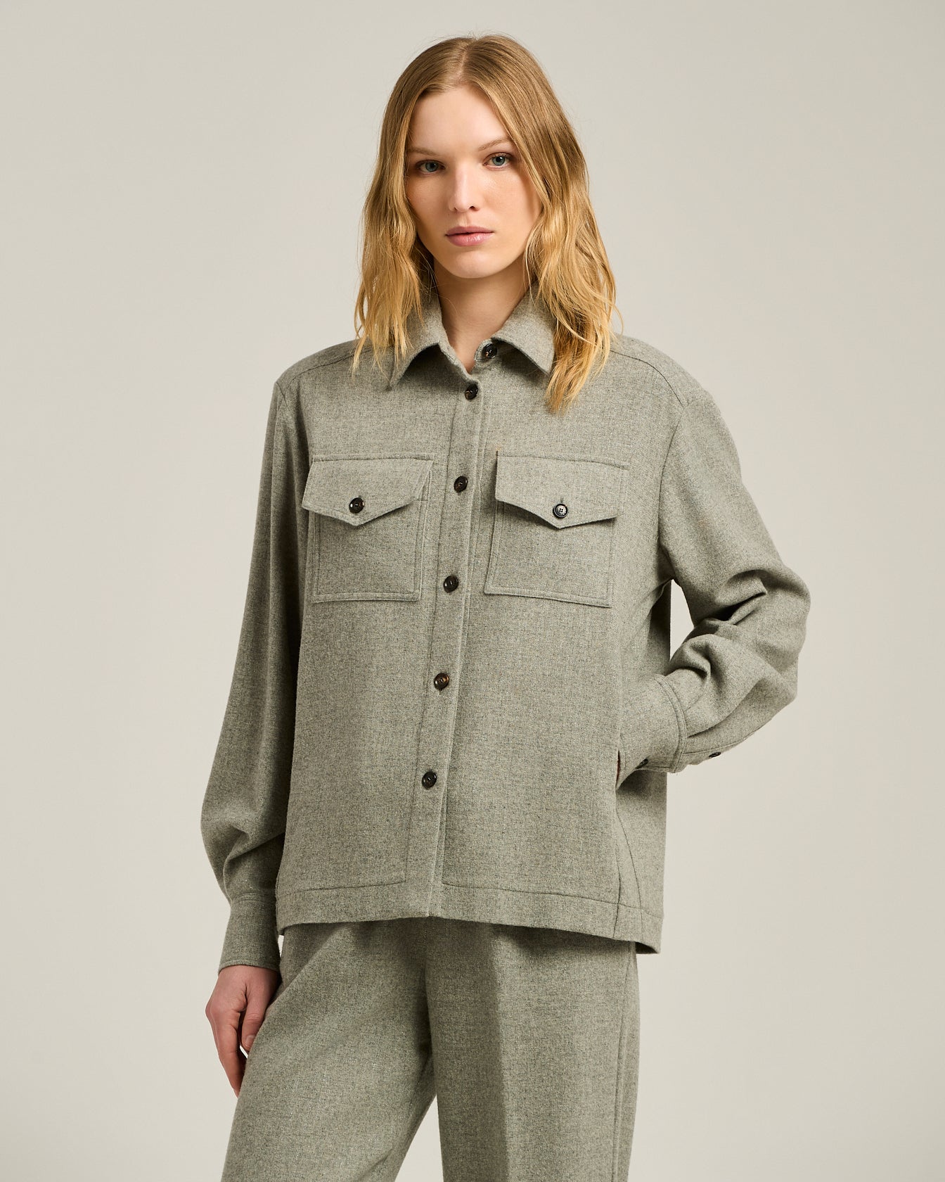 WOOL OVERSHIRT