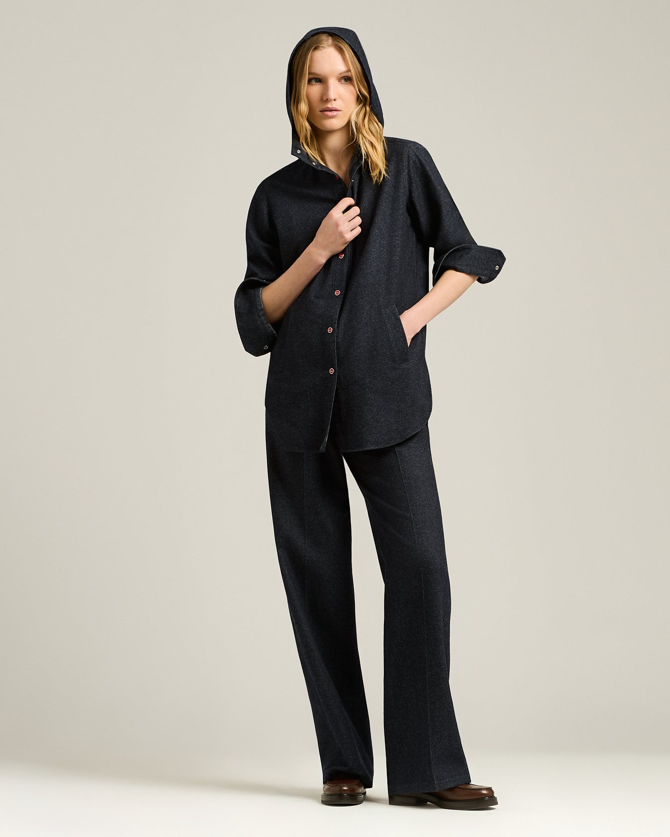 WOOL BLEND SHIRT