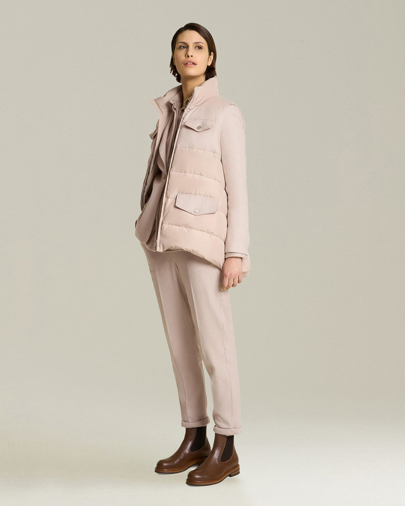 CASHMERE CLOTH BLAZER