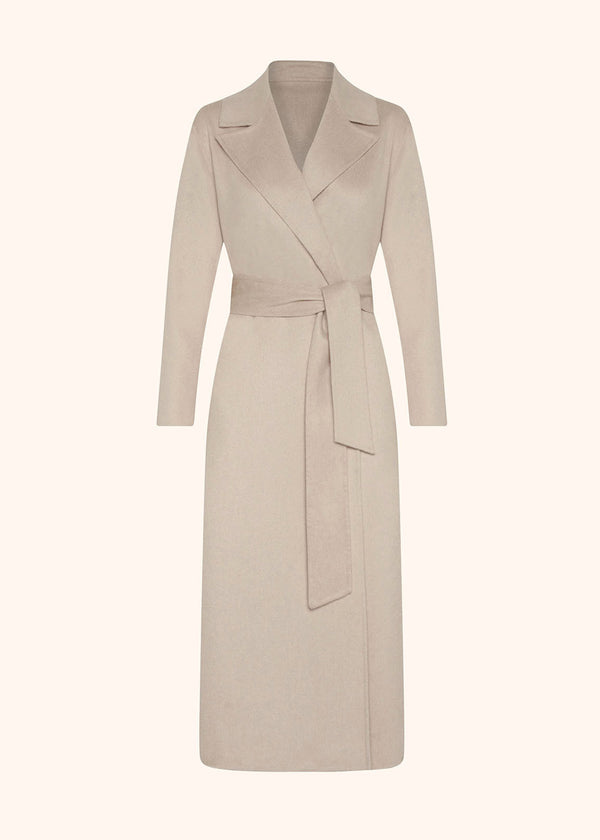 Kiton beige coat for woman, in cashmere 1