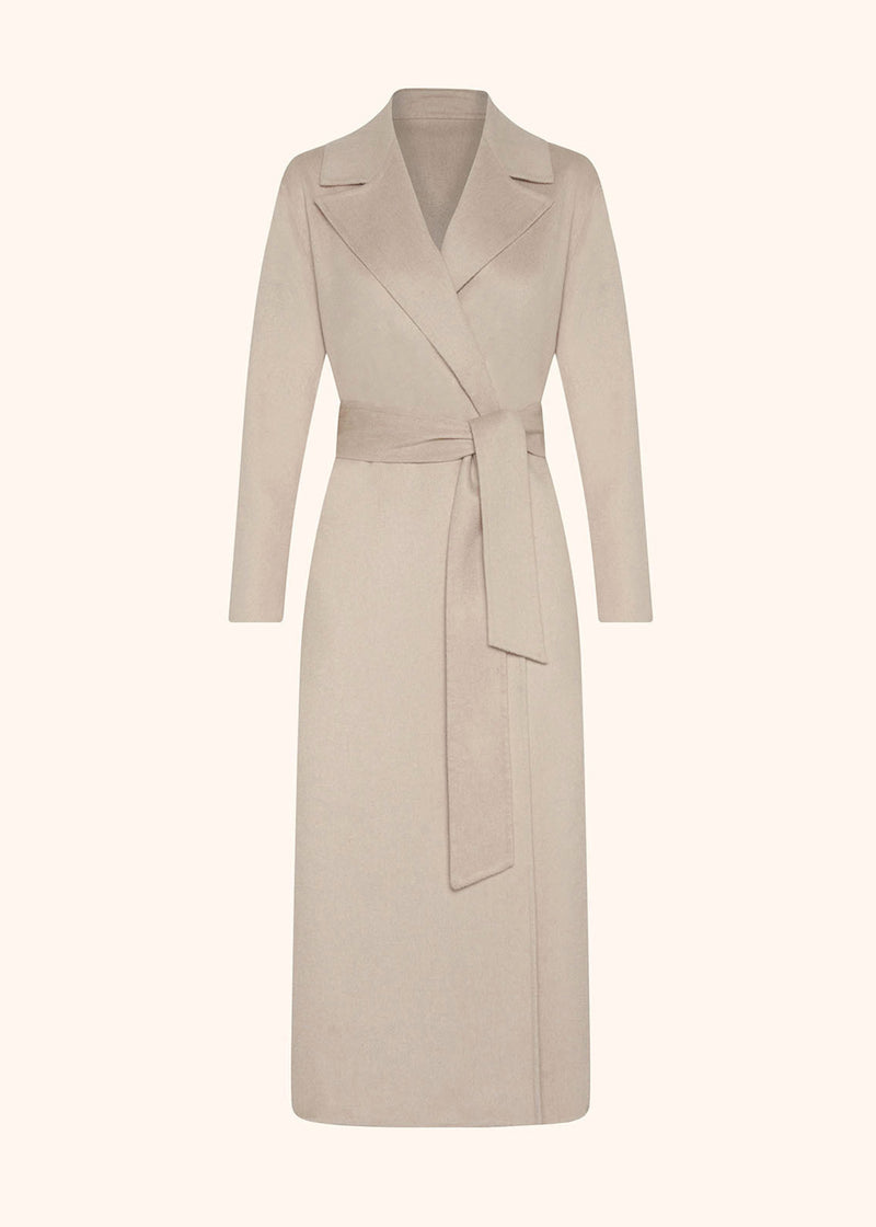 Kiton beige coat for woman, in cashmere 1