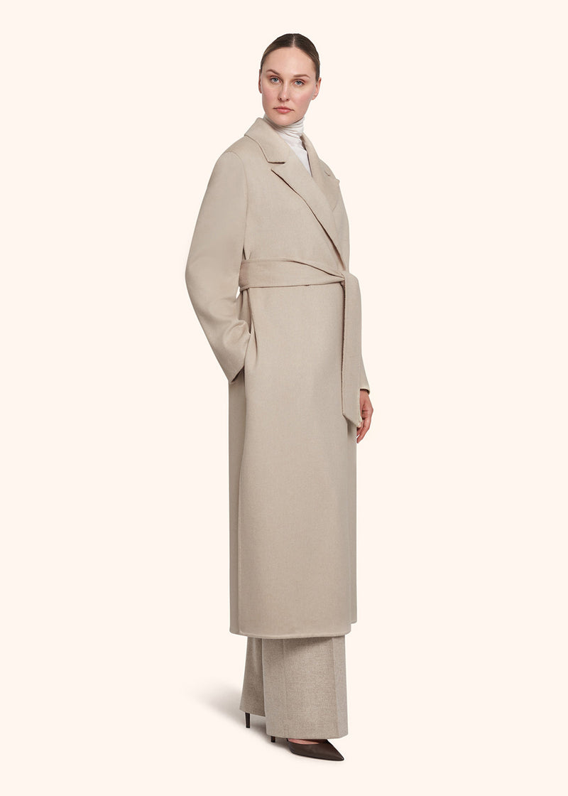Kiton beige coat for woman, in cashmere 2
