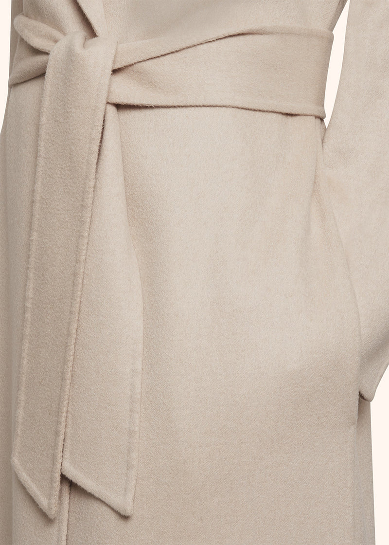 Kiton beige coat for woman, in cashmere 4