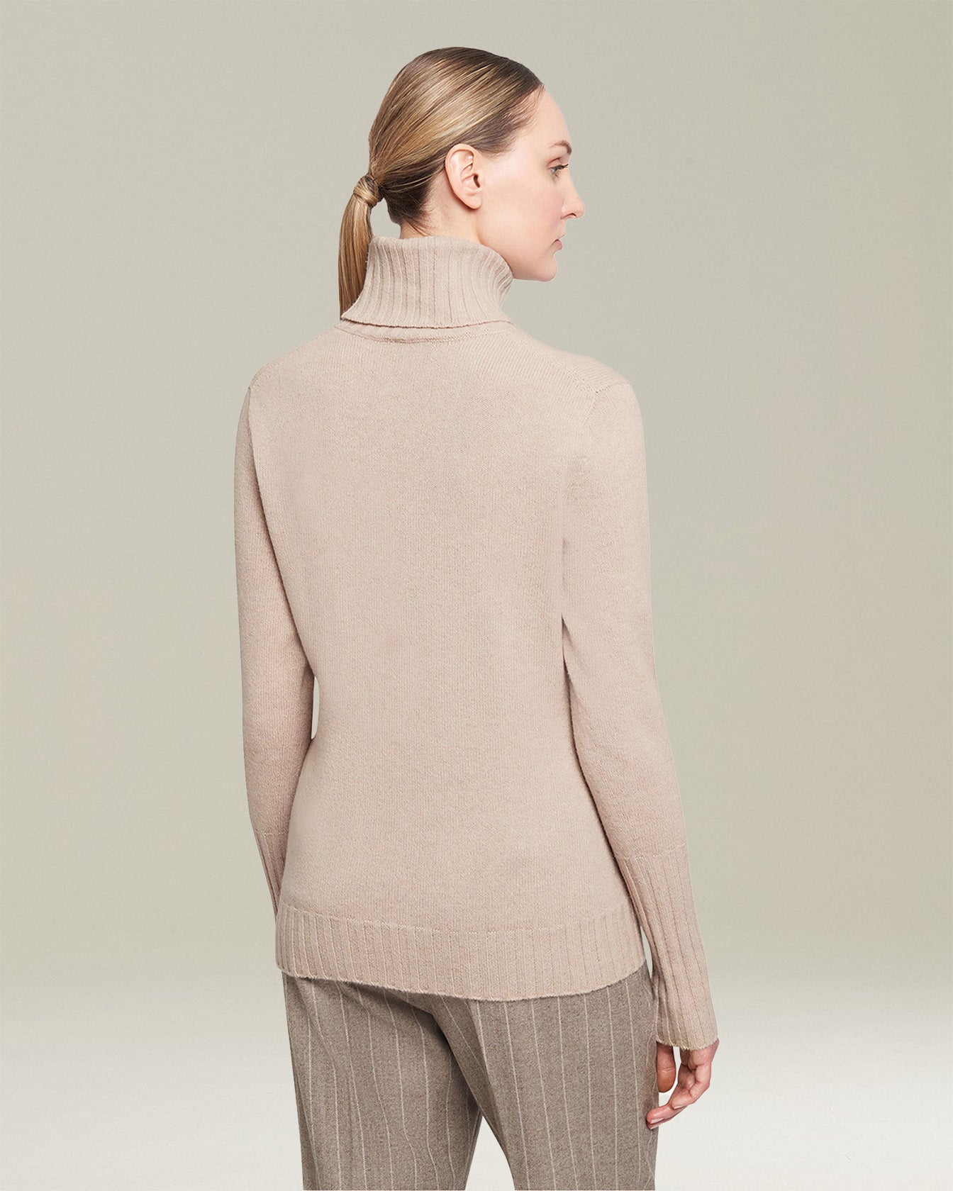 SWEATER HIGH NECK CASHMERE