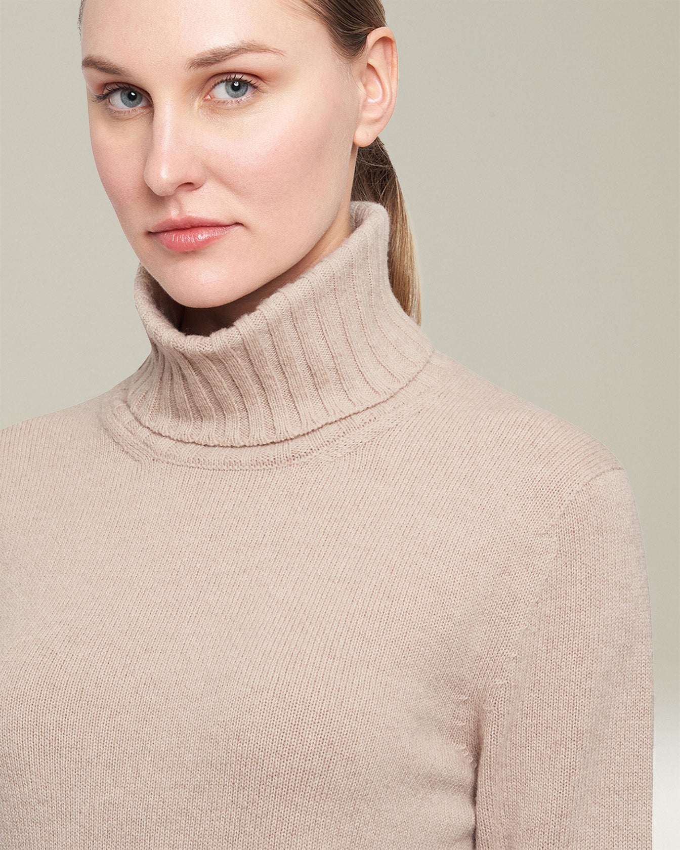 SWEATER HIGH NECK CASHMERE