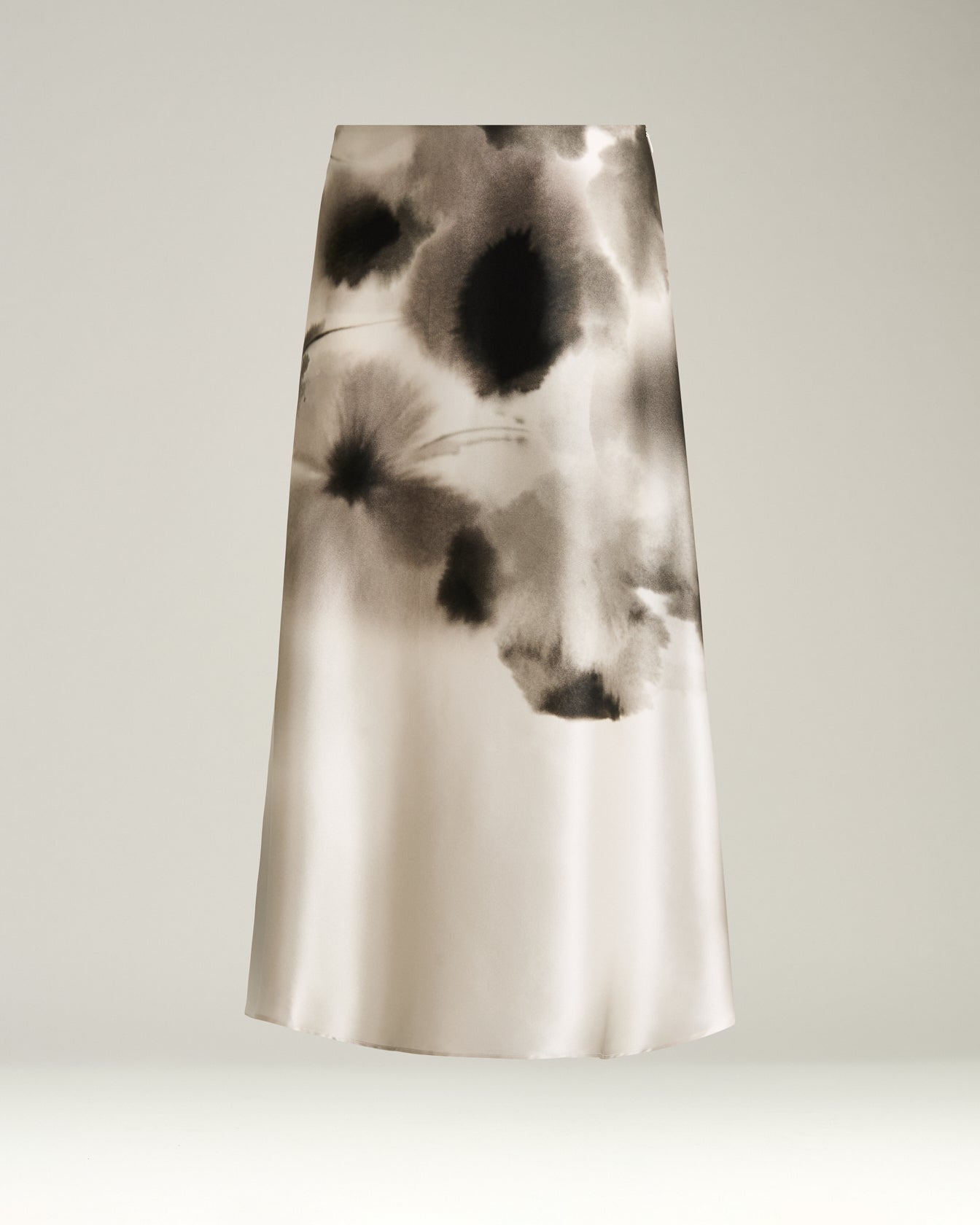 SILK LONGUETTE SKIRT