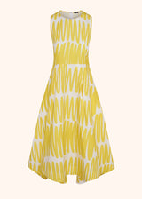 Kiton yellow dress for woman, in cotton 1