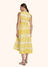 Kiton yellow dress for woman, in cotton 3
