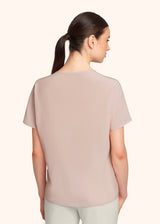 Kiton powder pink shirt for woman, in silk 3