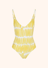 Kiton yellow swimsuit for woman, in polyester 1