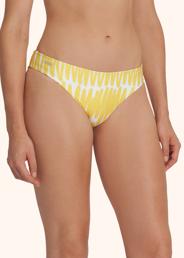 Kiton yellow swimsuit for woman, in polyester 2