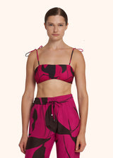 Kiton fuchsia swimsuit for woman, in polyester 2