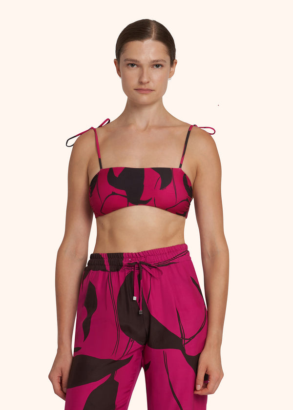 Kiton fuchsia swimsuit for woman, in polyester 2