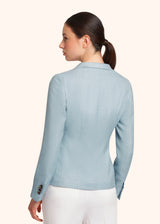 Kiton celestial blue jacket for woman, in cashmere 3