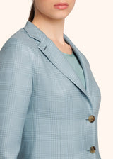 Kiton celestial blue jacket for woman, in cashmere 4