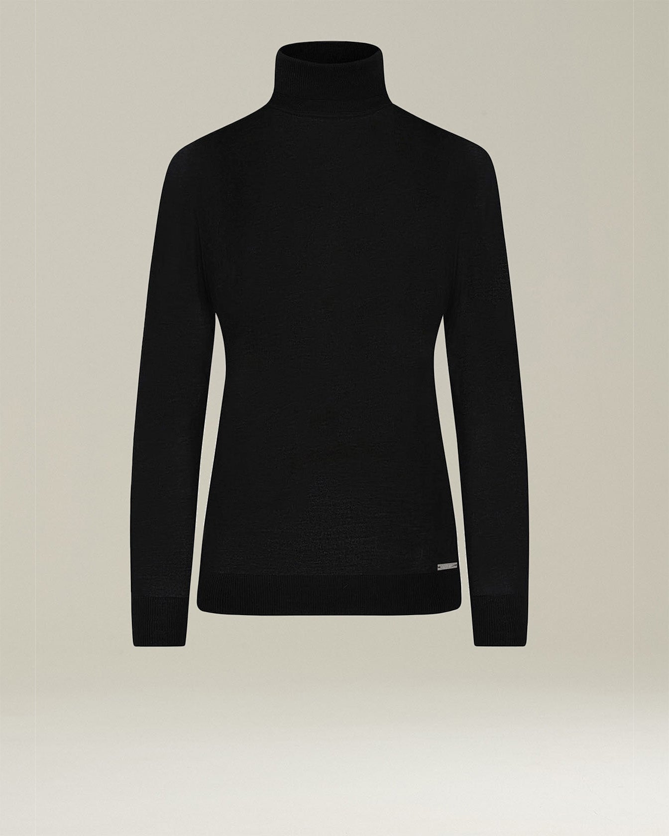 JERSEY HIGH NECK CASHMERE