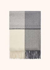 Kiton grey scarf 70x210 cm for woman, in cashmere 1