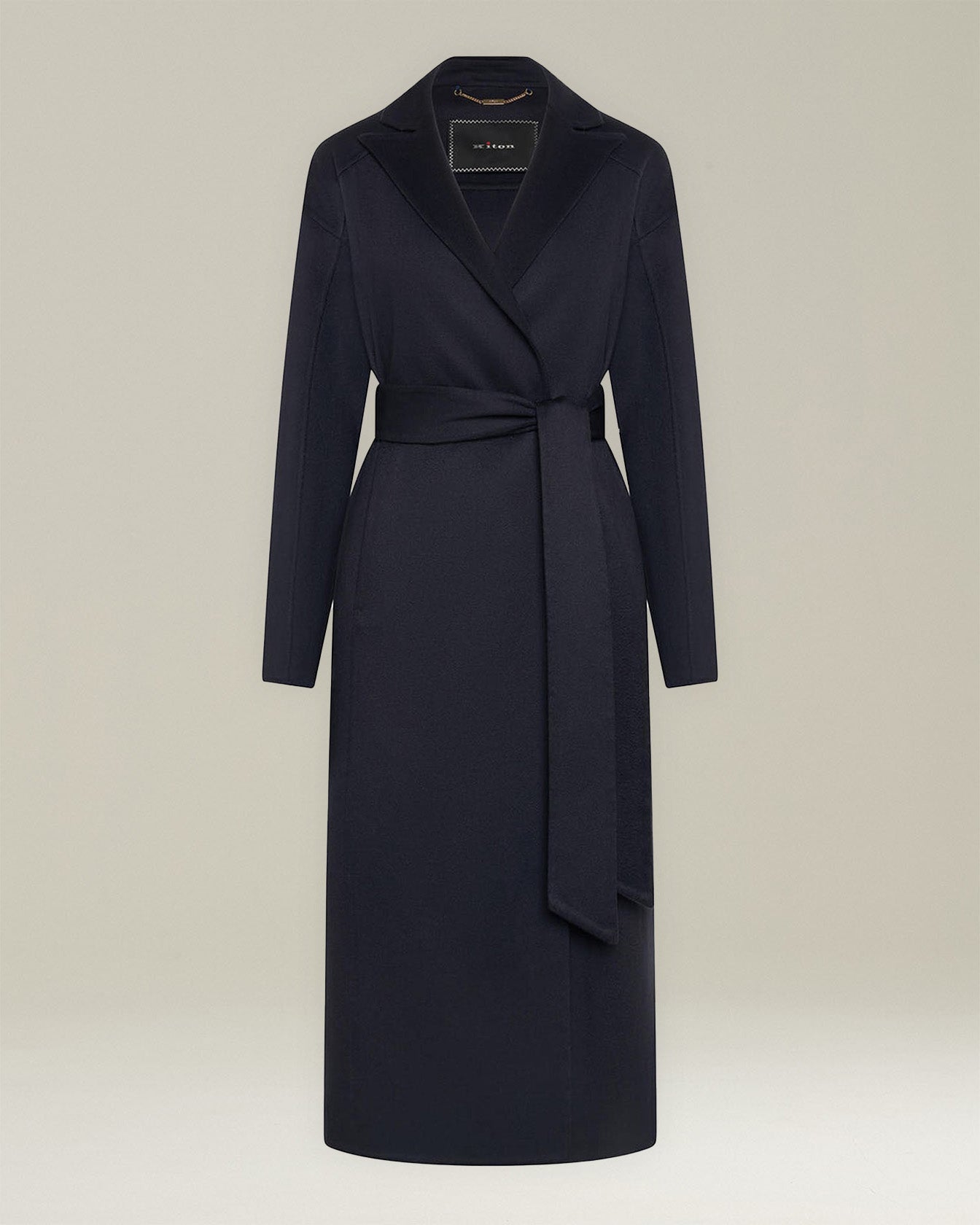 DOUBLE-BREASTED CASHMERE DOUBLE CLOTH COAT