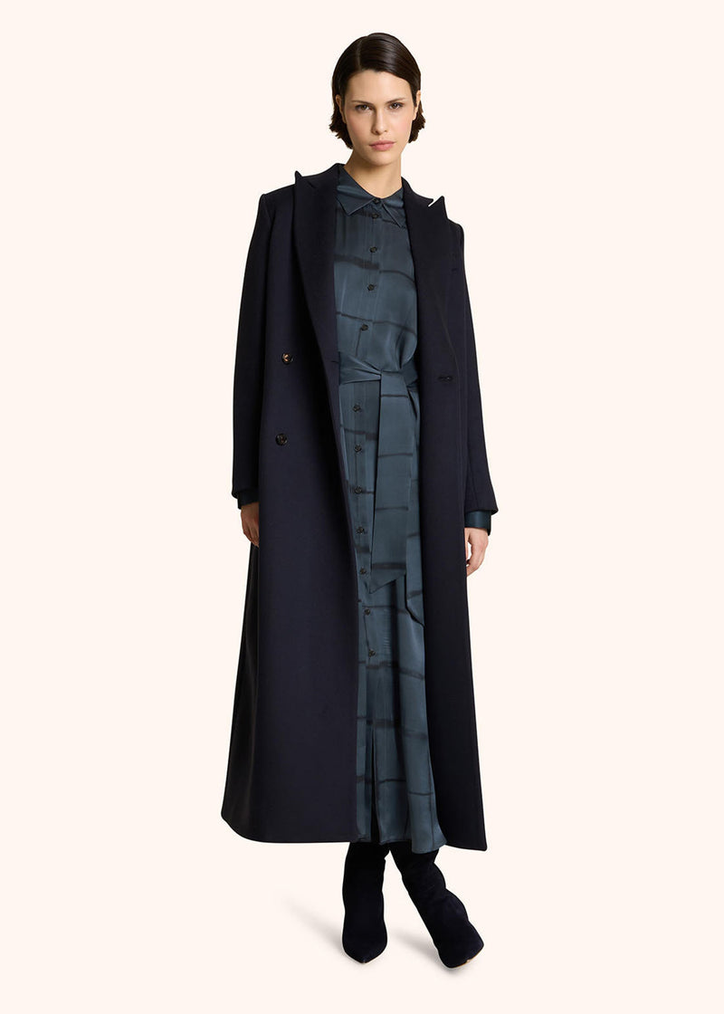 DOUBLE-BREASTED CASHMERE DOUBLE CLOTH COAT