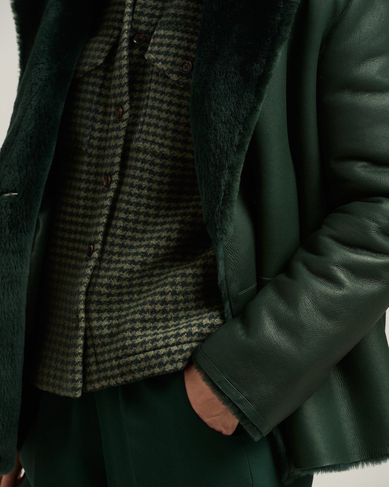 REVERSIBLE SHEARLING JACKET