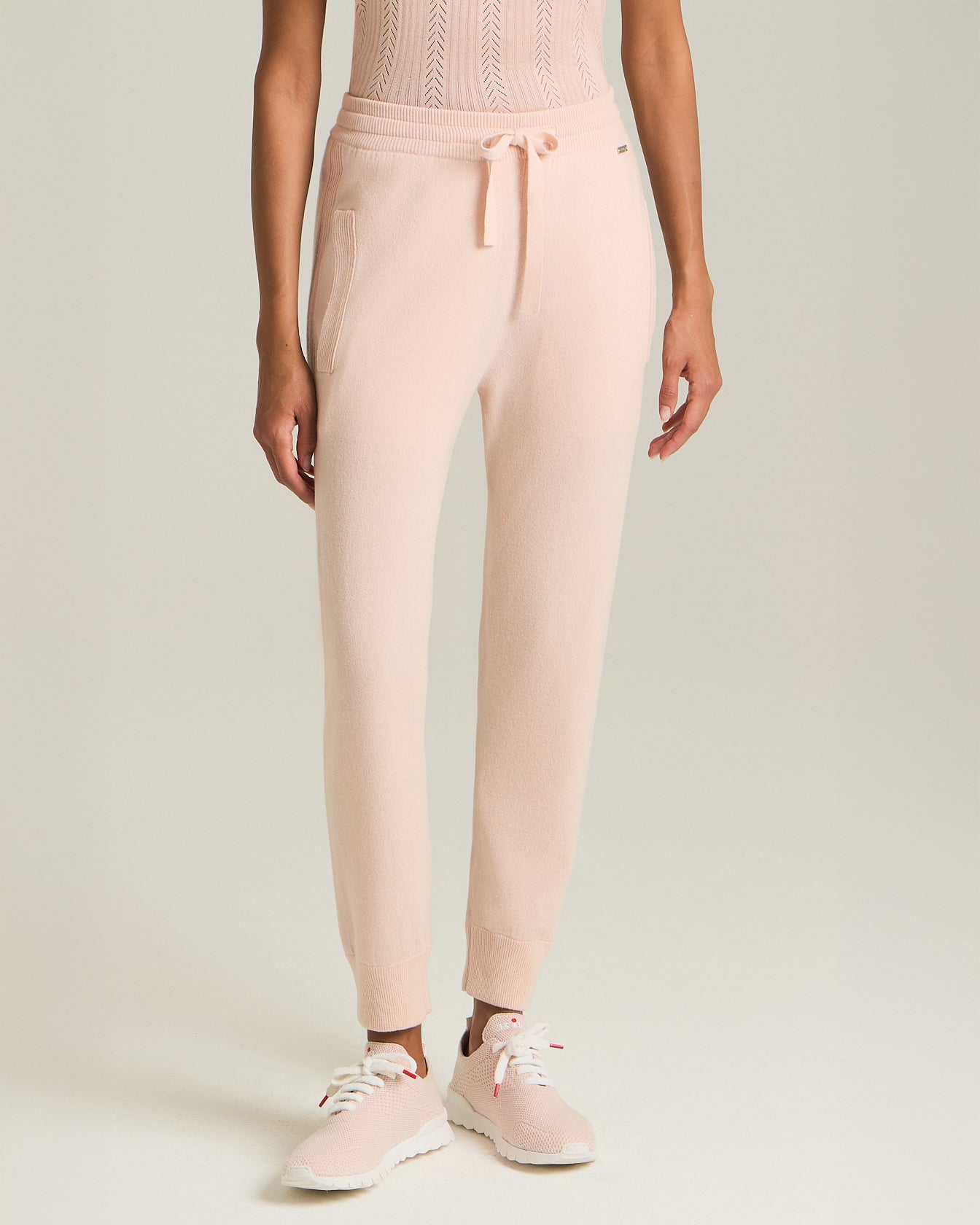 RELAX CASHMERE KNIT TROUSERS