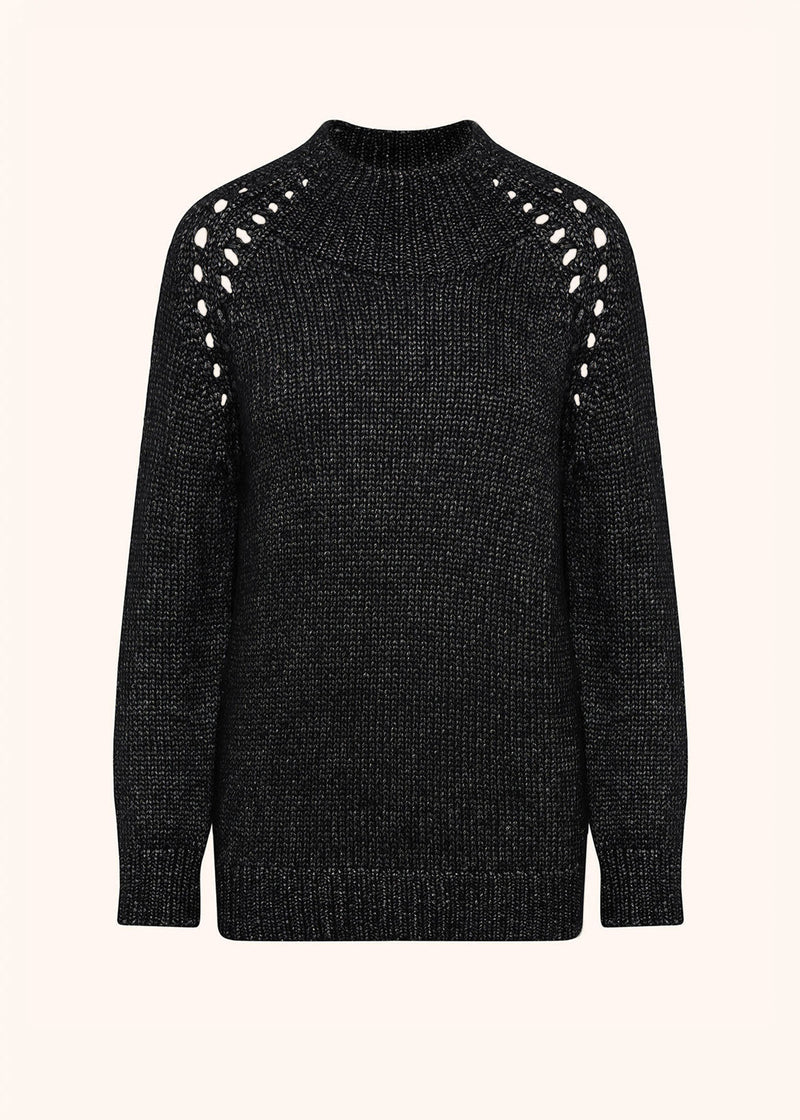 CASHMERE JUMPER WITH PERFORATED DETAILING