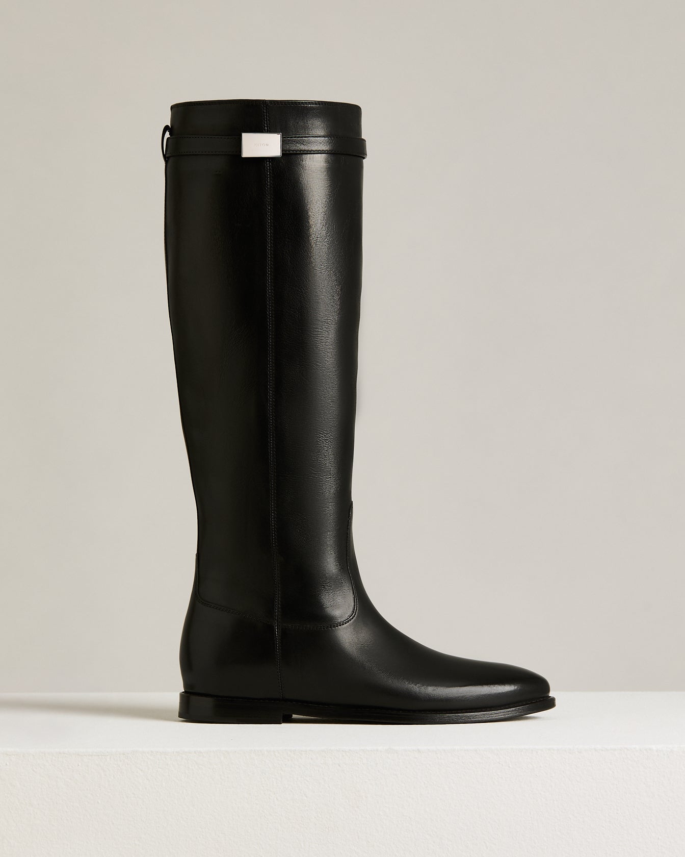 black women's calfskin boots