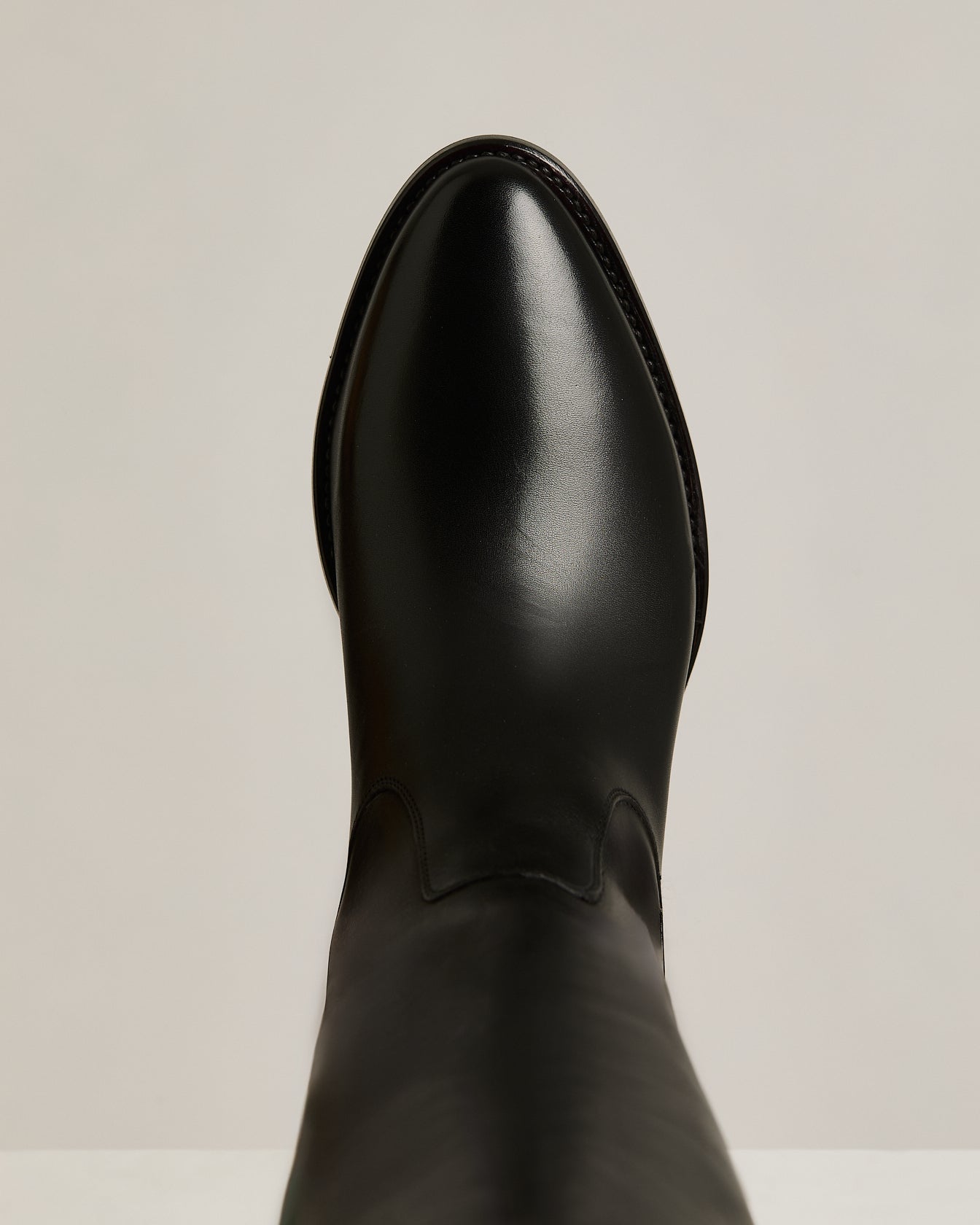 BLACK CALFSKIN BOOTS