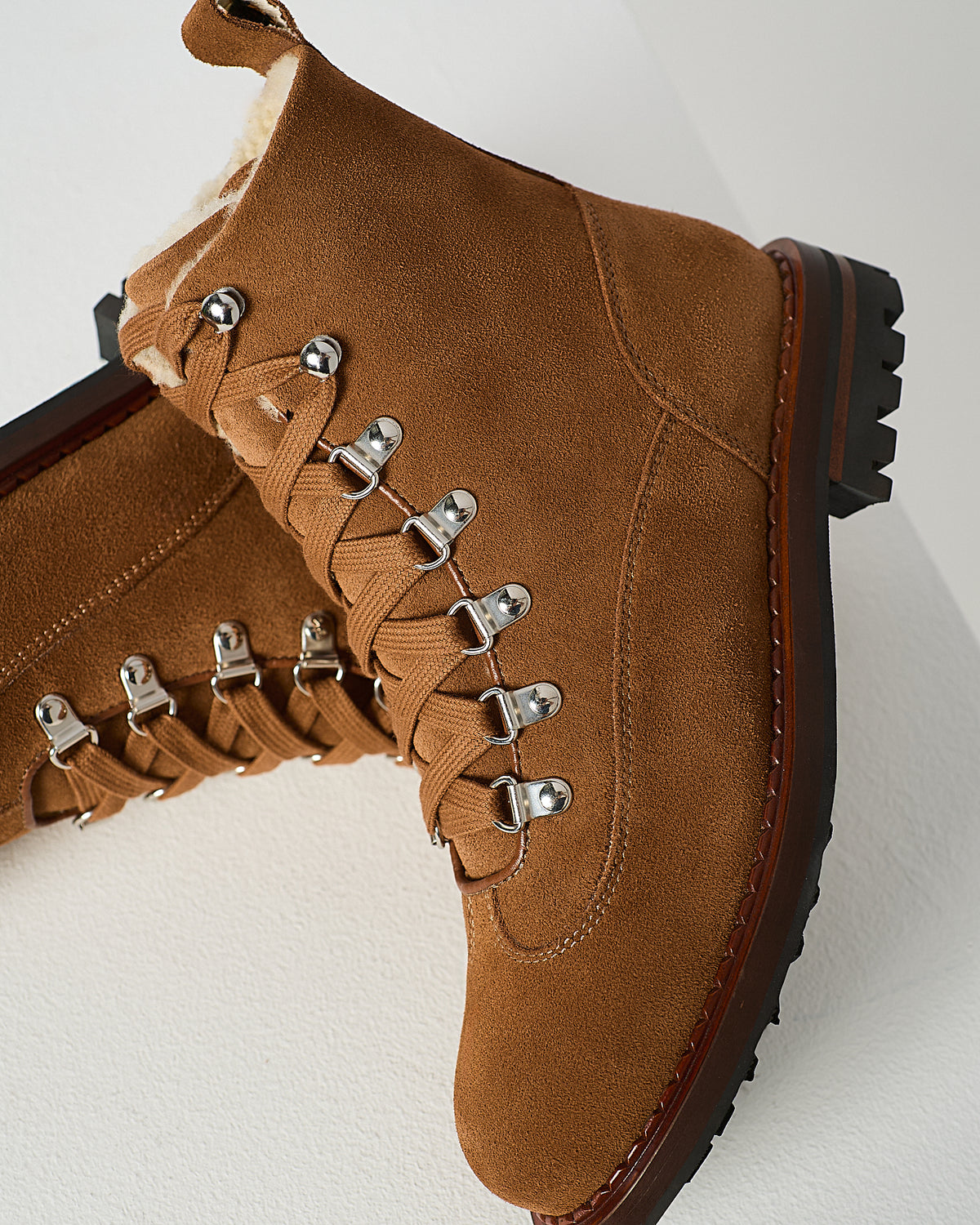 FOX BROWN CALFSKIN ANKLE BOOTS 3