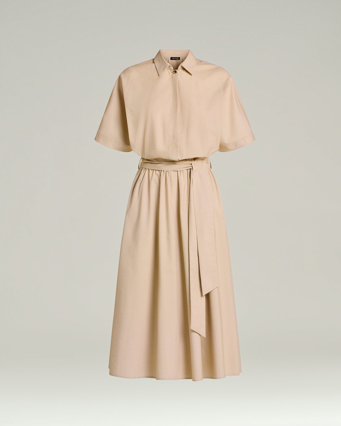 DRESS WITH BELT AT THE WAIST