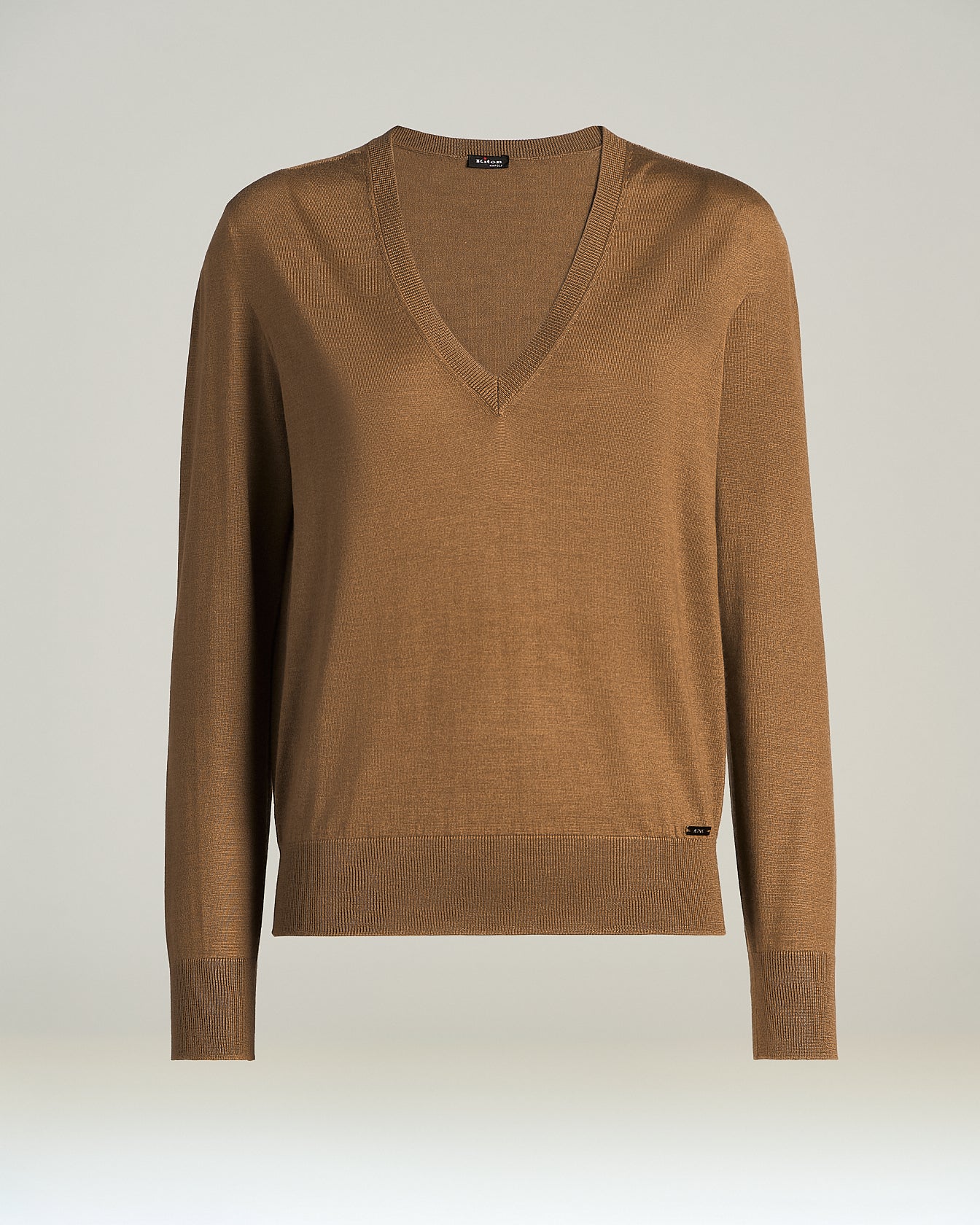 CASHMERE AND SILK V-NECK SWEATER